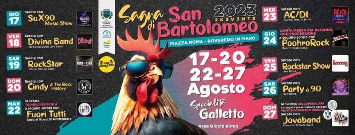Locandina di Sagra di San Bartolomeo 2026