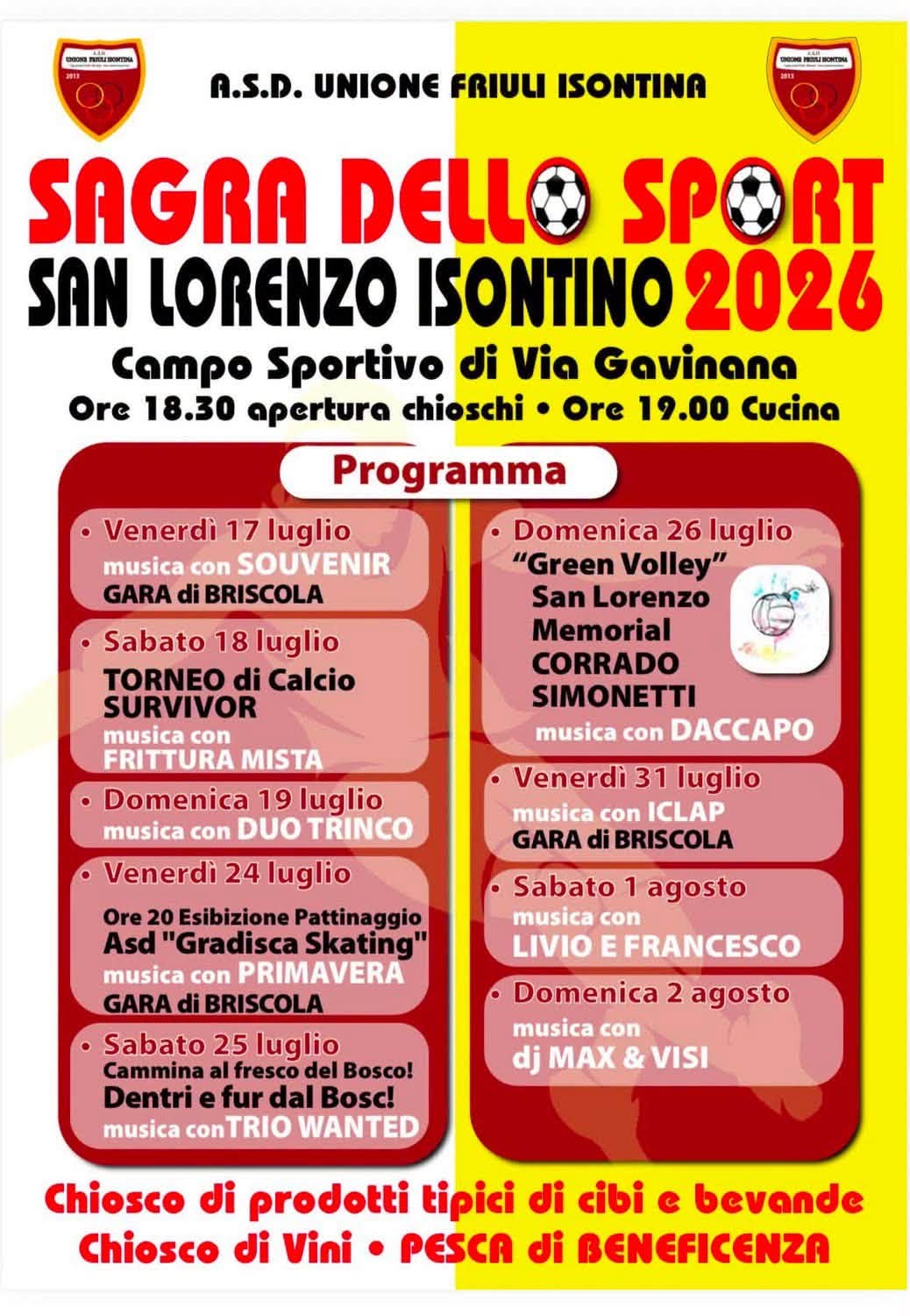 Locandina di Sagra dello Sport