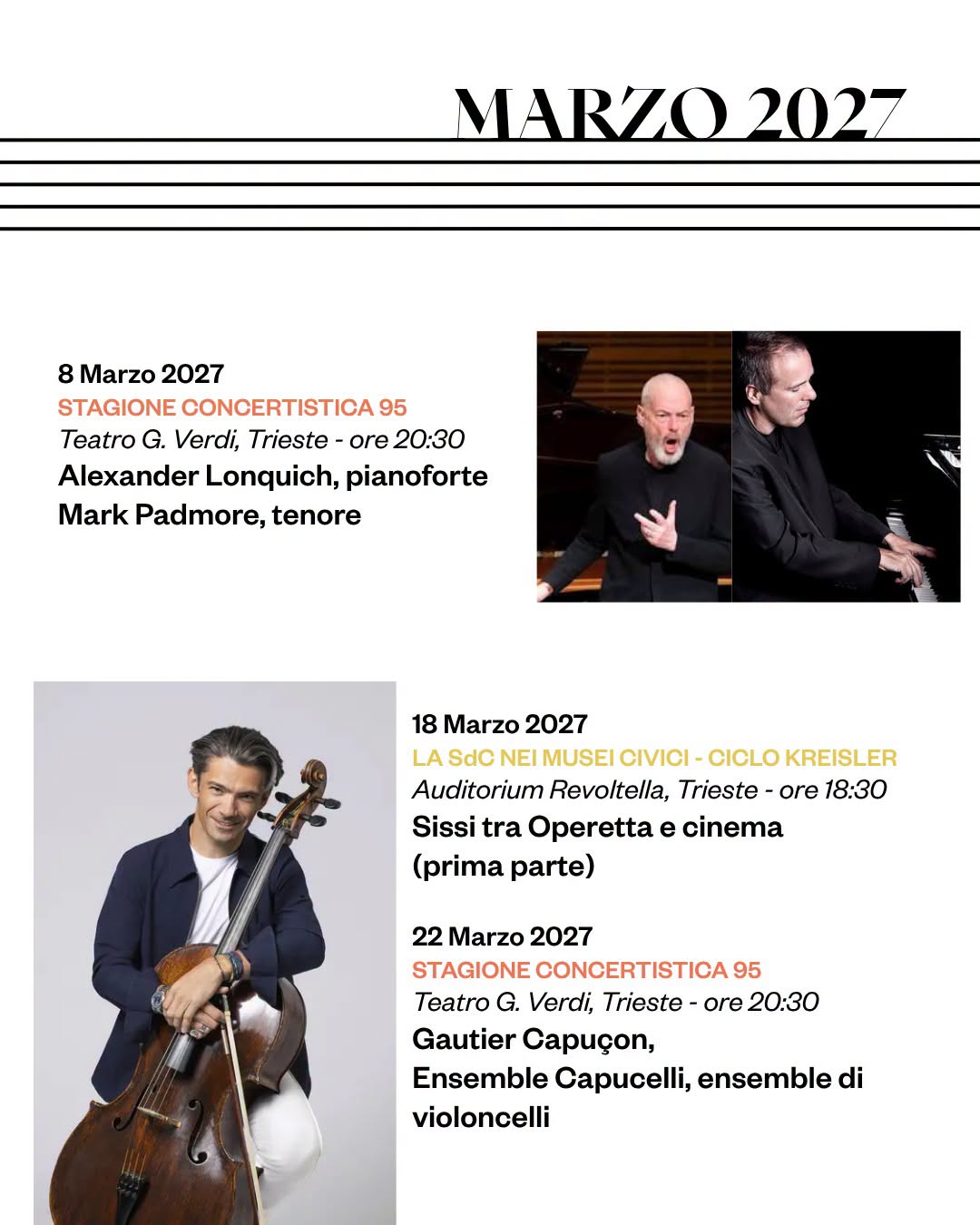 Locandina di Stagione Concertistica 95 - Alexander Lonquich e Mark Padmore