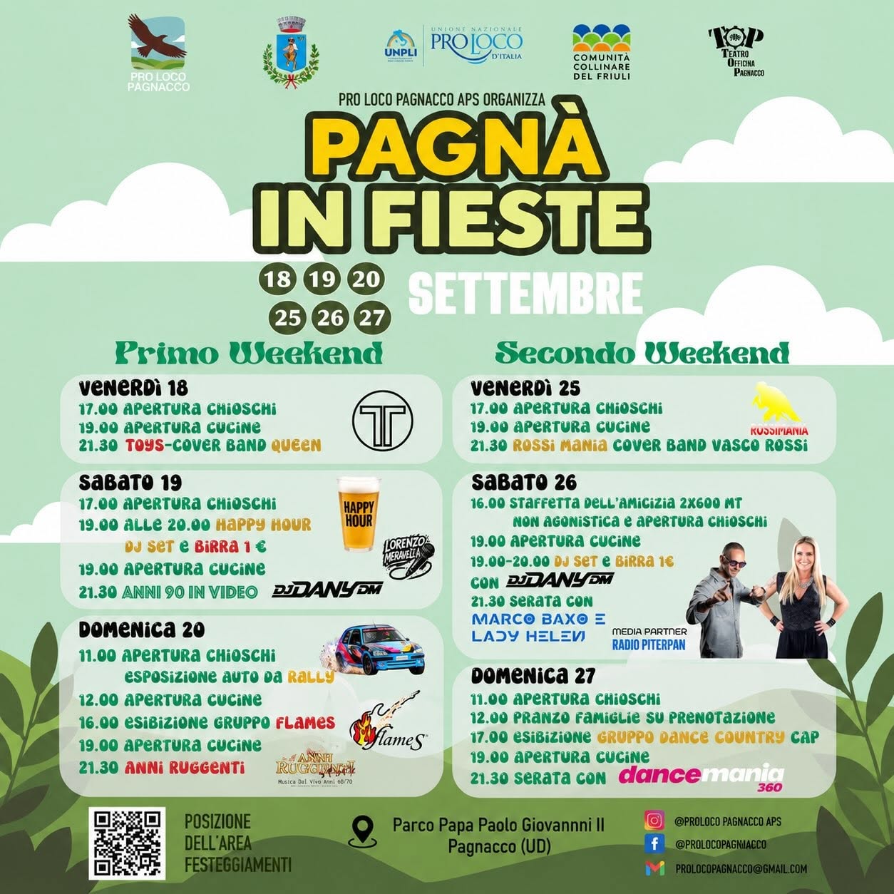 Locandina di Pagnà in Fieste 2026