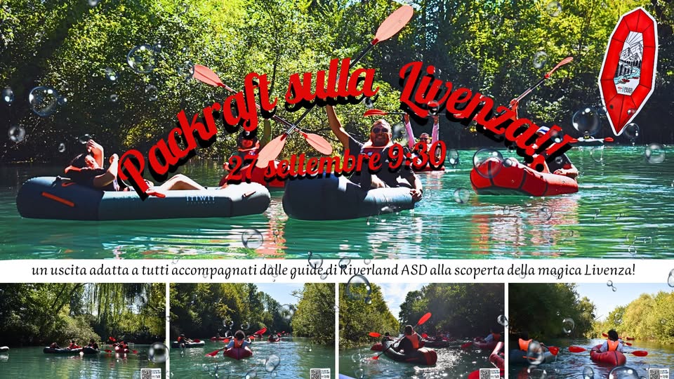 Locandina di Packraft sulla Magica Livenza!🩵✨🐦‍🔥🌊🪴🚣