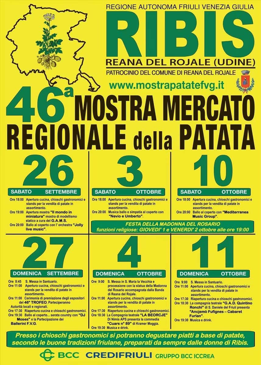 Locandina di 46ª Mostra Mercato Regionale della Patata