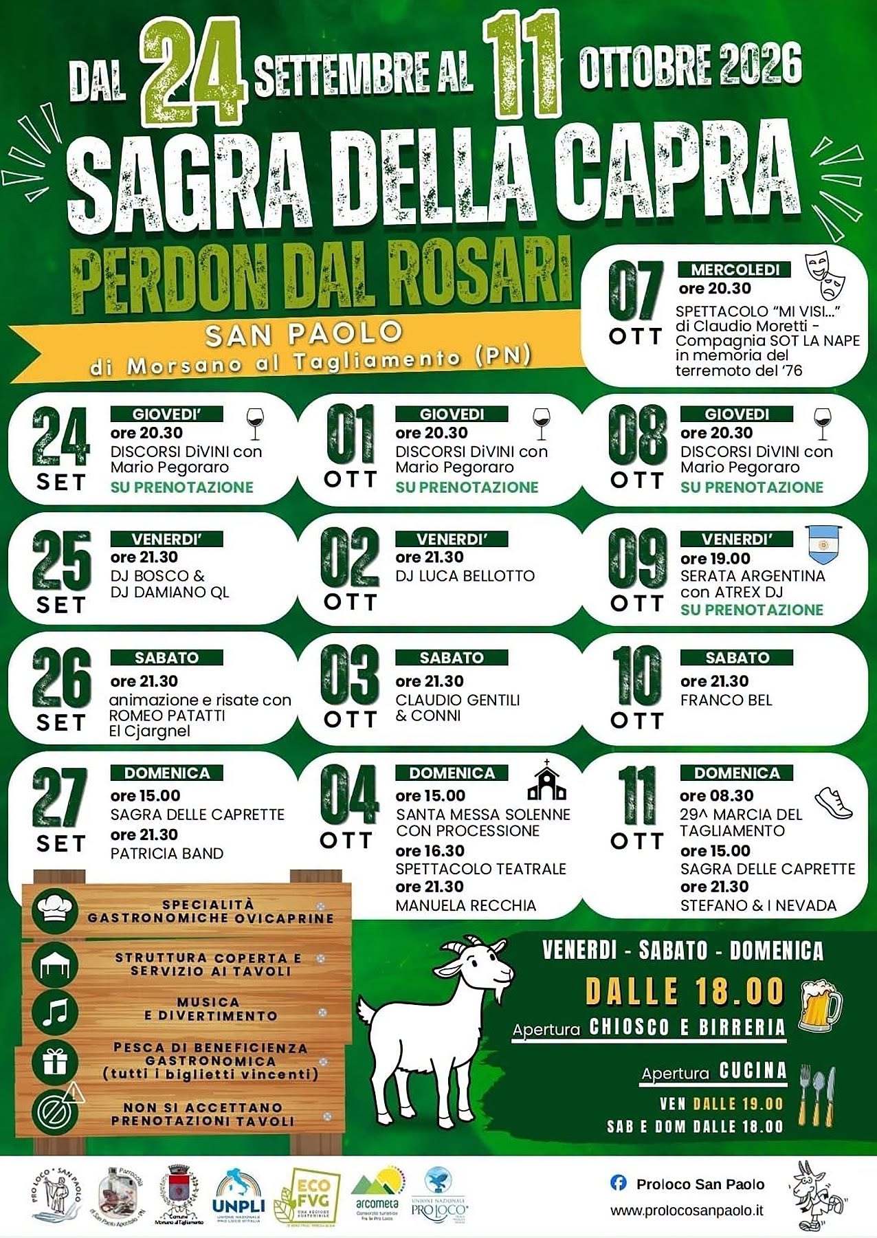 Locandina di SAGRA DELLA CAPRA
