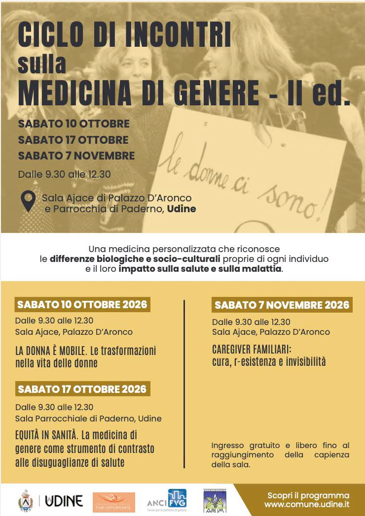 Locandina di Ciclo di incontri sulla medicina di genere - II edizione