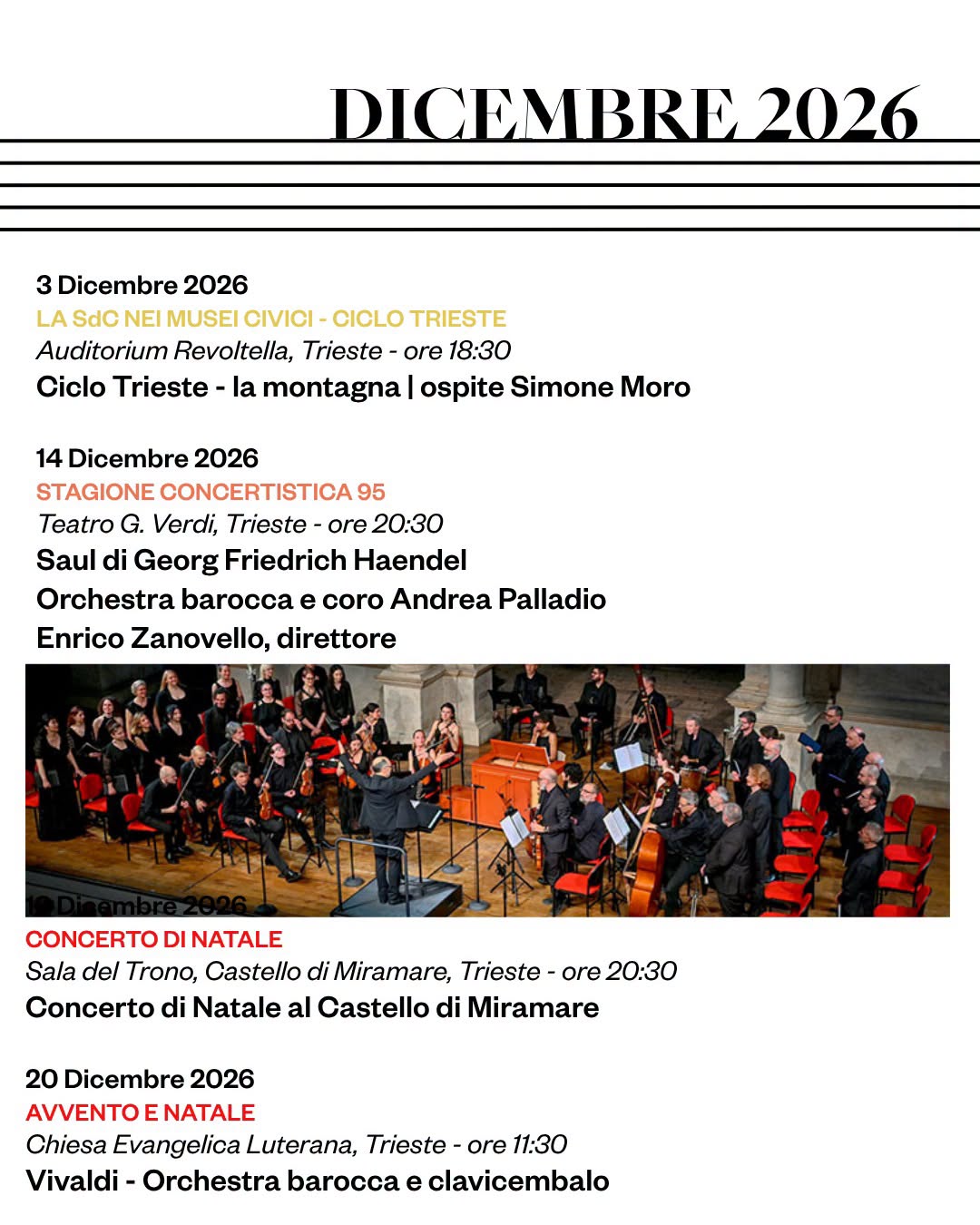 Locandina di LA SdC NEI MUSEI CIVICI - CICLO TRIESTE